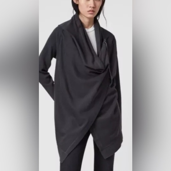 All Saints Tops - All Saints Ivy Drape Cardigan S